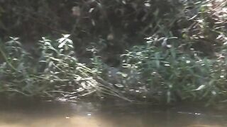 First Time Casting With Popular Country Girl On Spring Break In The Middle Of The Woods In Creek