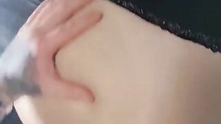 Sexy slut girlfriend tia cream pied after having her pussy worshipped pov