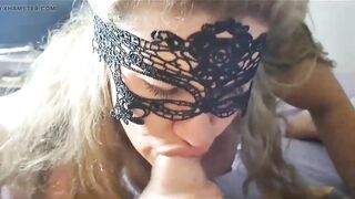 Cum inside her mouth Big lips homemade