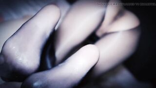 Many fans want to see the soles of my stockings.