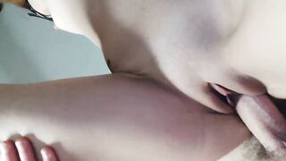 Amateur sex with a blonde. Unprofessional close-up