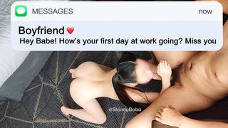 Small Asian Cheating On Her Boyfriend At Work