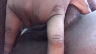 Wet Ebony Pussy Masturbation!!