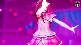 Sexy Thick Teen In Pink Dress Dancing + Gradual Undressing (3D HENTAI)