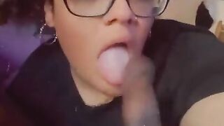 Daddy cums all in my mouth????