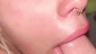 Sloppy deepthroat blowjob after gym PT 1