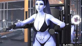 Overwatch Widowmaker fucked at the gym