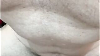 Back fuck my wife's pussy on the couch