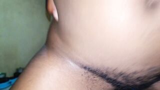 African Brunette College girl with creamy pussy Eaten Raw