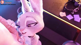 JUDY HOPPS BLOWJOB AD GETTING CUM ON FACE - EXCLUSIVE FURRY ZOOTOPIA HENTAI ANIMATION 4K 60FPS