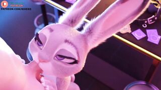 JUDY HOPPS BLOWJOB AD GETTING CUM ON FACE - EXCLUSIVE FURRY ZOOTOPIA HENTAI ANIMATION 4K 60FPS