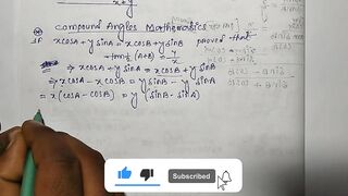 Compound Angles Math Slove By Bikash Educare Episode 13