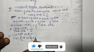 Compound Angles Math Slove By Bikash Educare Episode 13