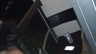 CAUGHT FUCKING SEXY STEPSISTER ON BALCONY IN MIAMI SOUTH BEACH PART 2