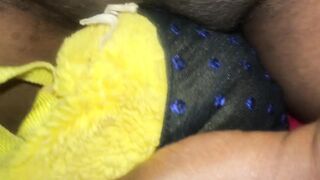 So horny so i hump my Teddy and cum hard