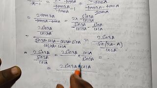 Class 12 Ratios of multiple angles Math part 29 Slove by Bikash Educare