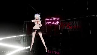 Star Rail Silverwolf Red MMD Blender Render 1805