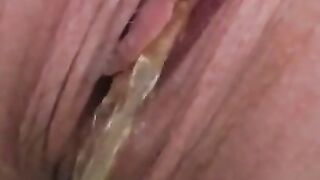 First Time. Pissplay Wet Pussy