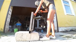 DIY Floating Table 3.1 - Welding 4k HD Teaser 1 - Downblouse and Nip Slip (Music)