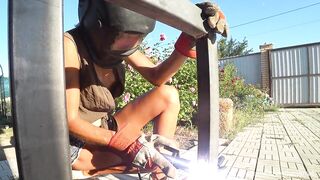 DIY Floating Table 3.1 - Welding 4k HD Teaser 1 - Downblouse and Nip Slip (Music)