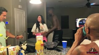 Cuck Hubby Brings Slut Wife over for some BBC