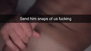 I seduce my ex to fuck me again on Snapchat