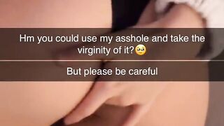 I seduce my ex to fuck me again on Snapchat