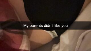 I seduce my ex to fuck me again on Snapchat