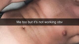 I seduce my ex to fuck me again on Snapchat