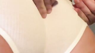 Big Round Ass Panties Try On