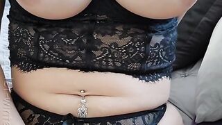 Big Boob MILF Teacher masturbates and fucks herself using her Vibrator and Dildo