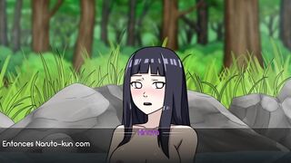 Taking a naked bath with Hinata Hyuga - Training with Hinata - Kunoichi Trainer