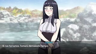 Taking a naked bath with Hinata Hyuga - Training with Hinata - Kunoichi Trainer