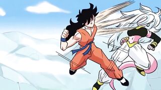 Yamcha vs Android 21 2d animation