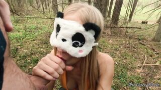 Blonde teen wanted to swallow some cum so i stopped in the forest 4K wetcherryblonde