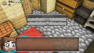 Minecraft Horny Craft - Part 2 - Hot CowGirl Make Ahegao And Strip By LoveSkySan69