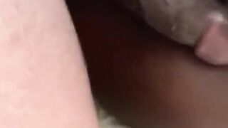 African huge cock goes slow and deep pussy fuck loud moans