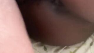 African huge cock goes slow and deep pussy fuck loud moans