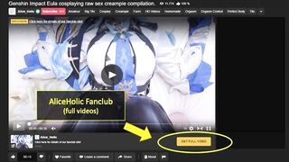 Cute curvy girl Vtuber Cosplay ohogoe multiple orgasm sex.