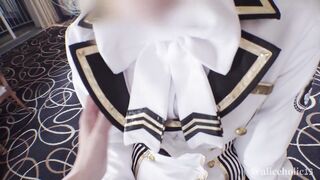 Cute curvy girl Vtuber Cosplay ohogoe multiple orgasm sex.