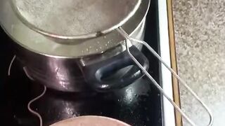 Hot babes blowjob lets my noodles boil