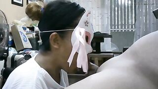 Amateur Pinay Blowjob, Cum in Mouth