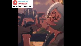 Purah Do Amazing Blowjob And Getting Cum On Face | Best Zelda Hentai 4k 60fps