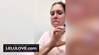 Big tits babe flashes boobs & creampie dripping pussy behind the scenes candid selfies - Lelu Love