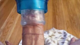 Perfect Cock Milked By AliExpress Toy