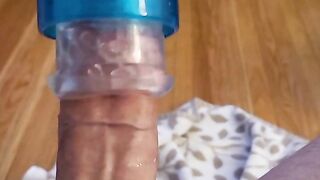 Perfect Cock Milked By AliExpress Toy