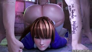 Chun-Li likes to be fucked hard in her virgin anal