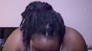 BBW ebony teen oils up and teases