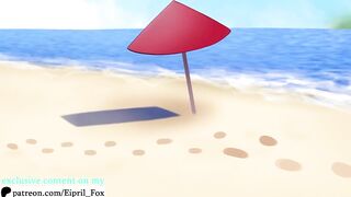 Hot Uzaki Chan got Fucked Hard on the Beach - Animated Hentai 4K