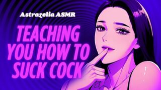 Let me teach you how to suck your first cock [Bi Encouragement] [Femdom] [Bisexual Blowjob] [MMF]